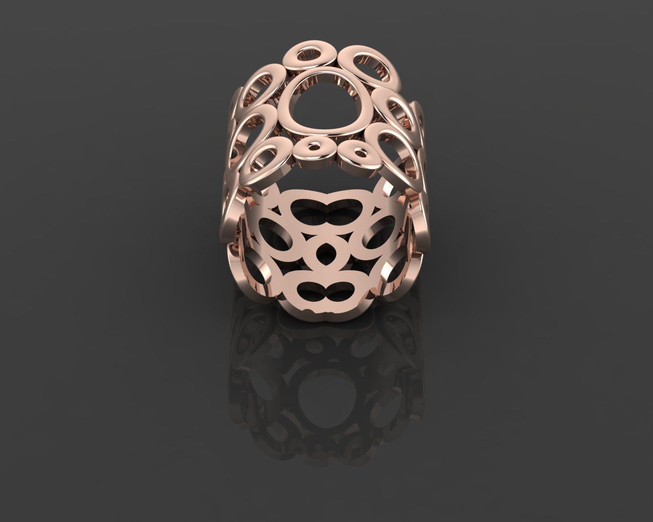 Women Ring 3D print model_14