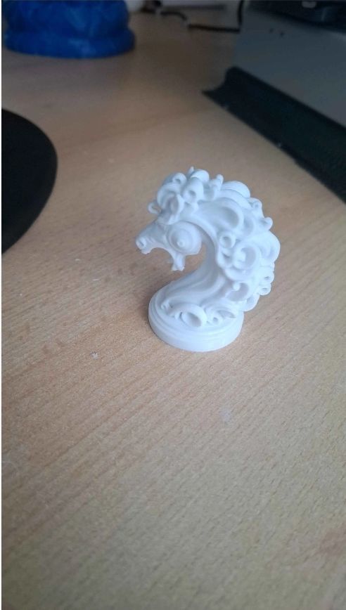 Custom chess set and board  3D print model_12