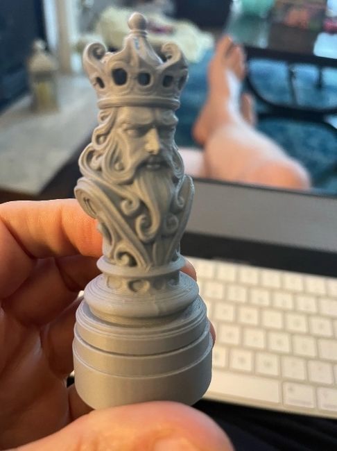 Custom chess set and board  3D print model_5