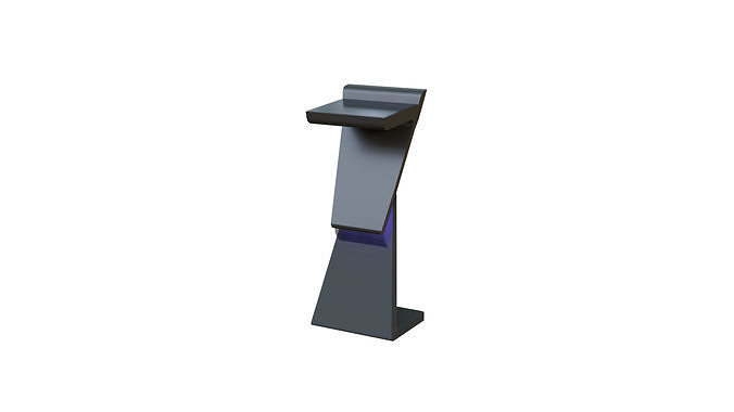 3D Decorative Standy Display for Interior and Event Design Low-poly 3D model
