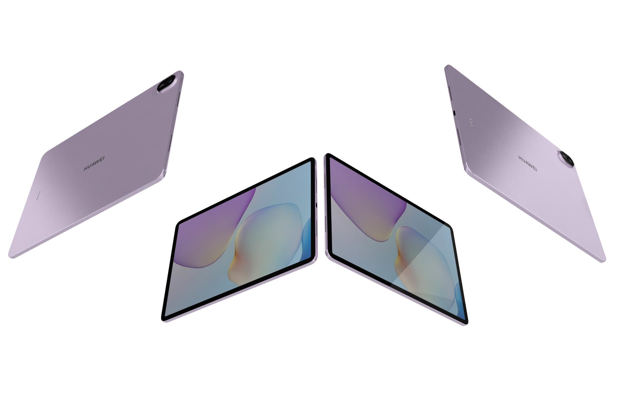 Huawei MatePad 11 5 2025 Specs Violet Low-poly 3D model_4