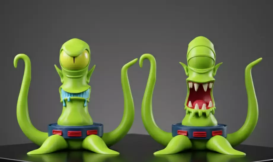 Aliens the Simpson - 2 figures 3D print model_0