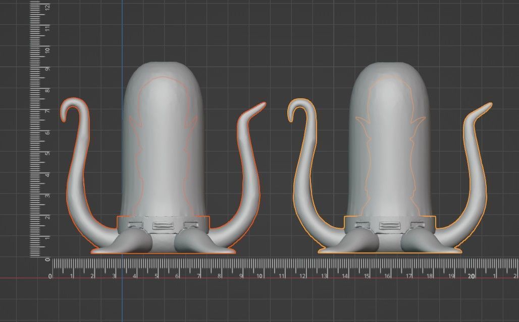 Aliens the Simpson - 2 figures 3D print model_4