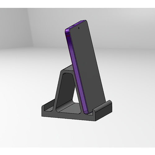Minimalist 2-Sided Phone Stand 3D Printable Design Free 3D print model