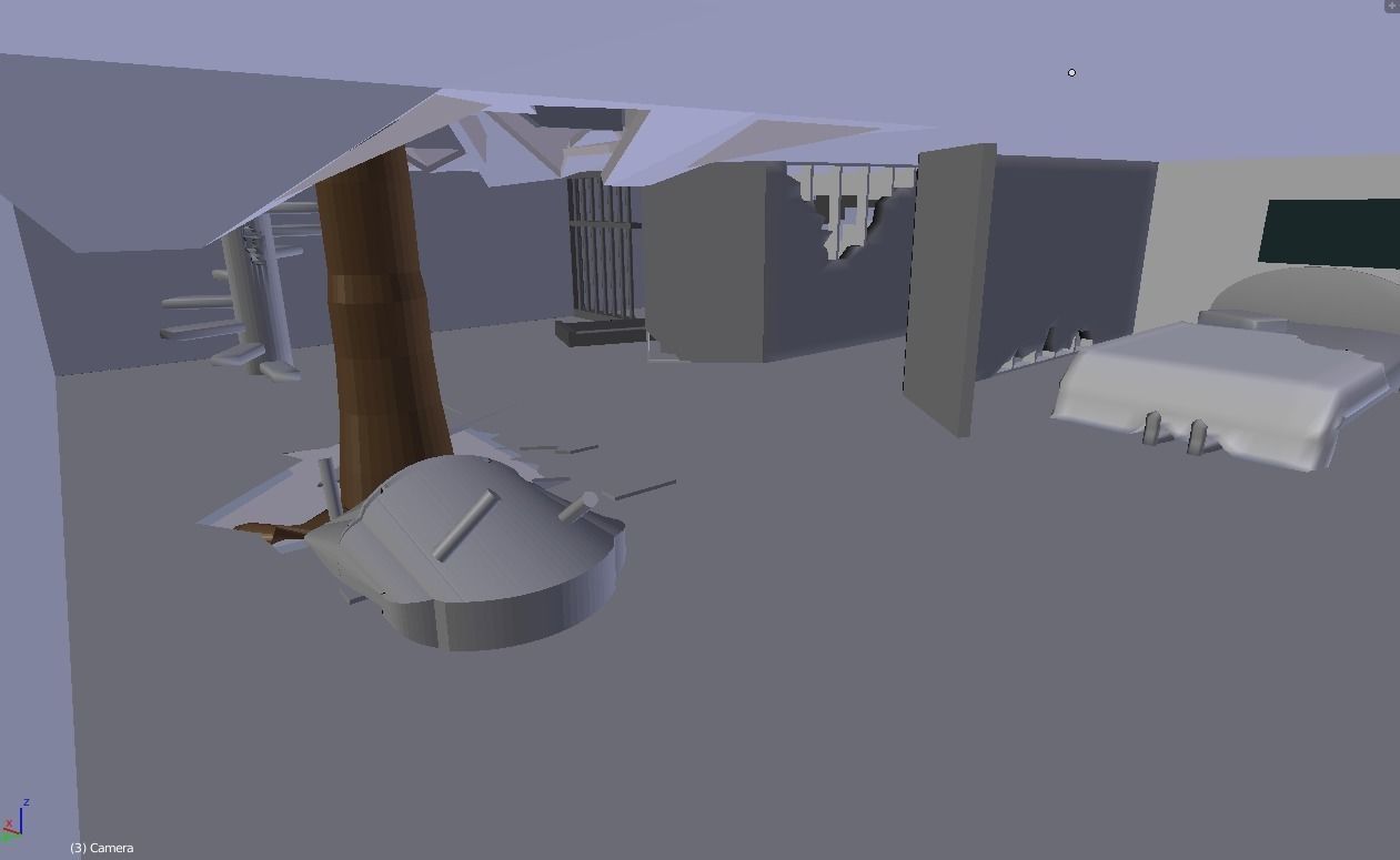 Abandoned House 3D model_5