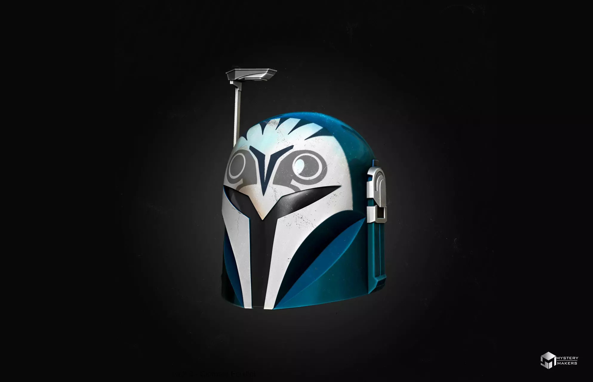 Bo Katan helmet 3D print model_0