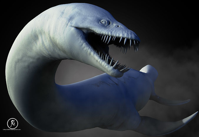 Elasmosaurus 3D print model