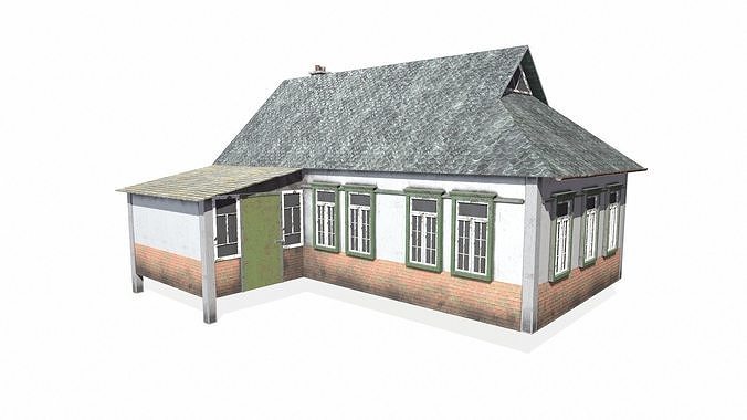 House Low-poly 3D model