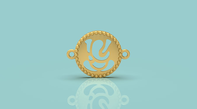 Ganesh Bracelet Rakhi - 04 3D print model