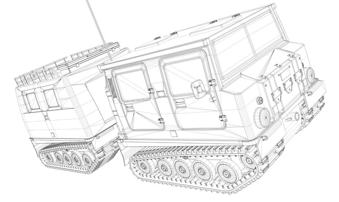 Bandvagn Bv 206 3D model_5
