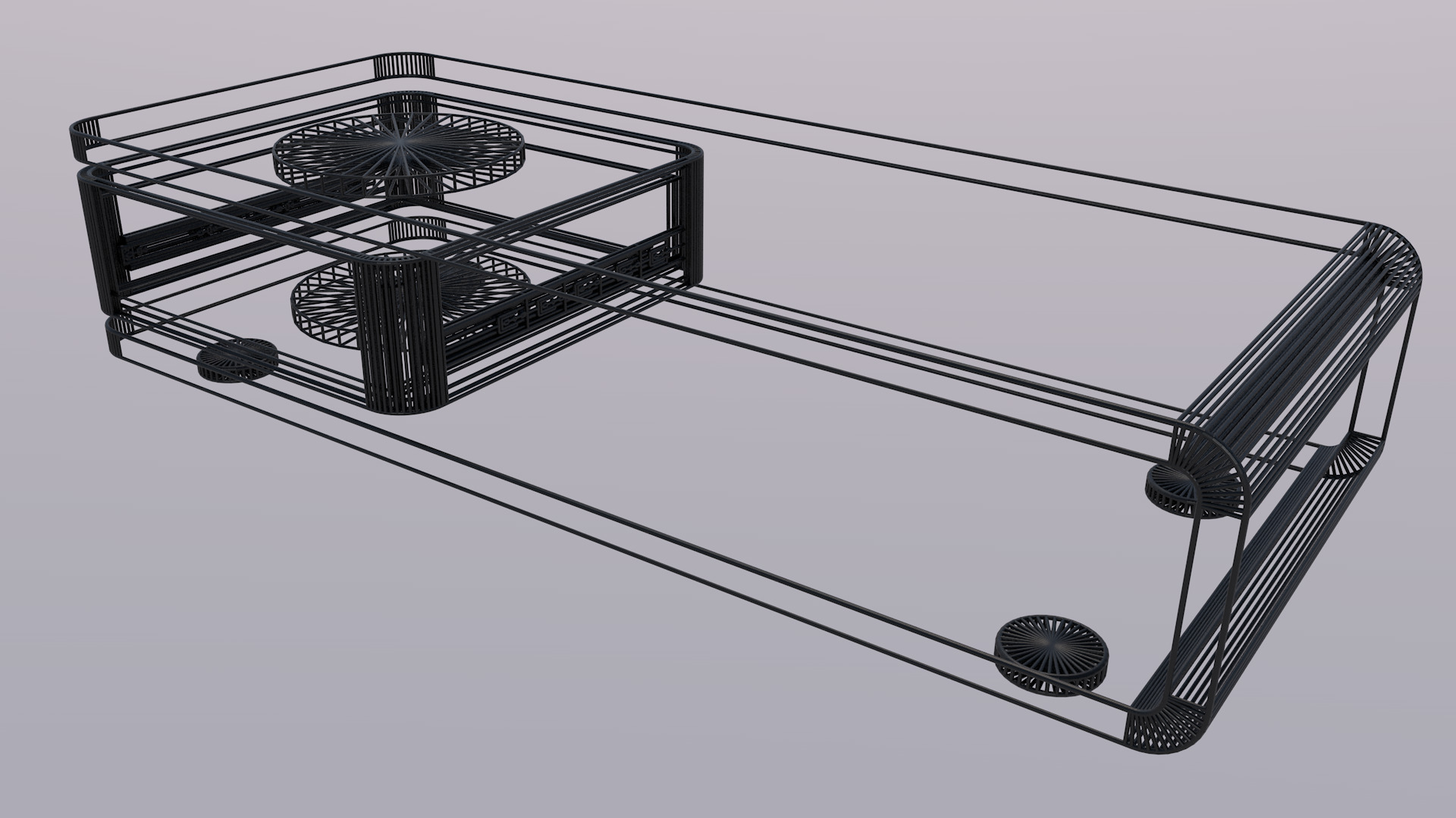 Coffee table  3D model_2