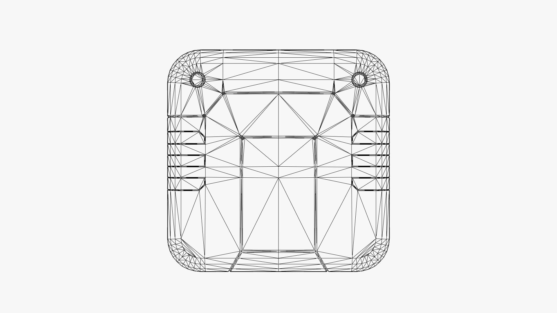 Sci-fi Worn Industrial Utility Case Low-poly 3D model_2