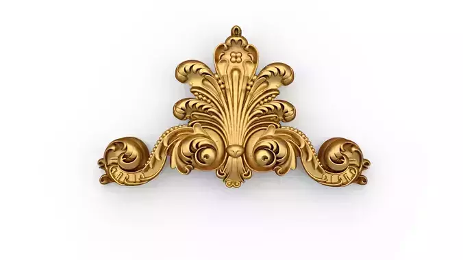 carved classic decorative ornament cnc 3d printing stl 05