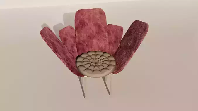 Unique Flower-Inspired 3D Model