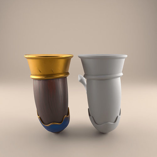 Viking Drinking Horn 3D STL Model Decor 3D print model