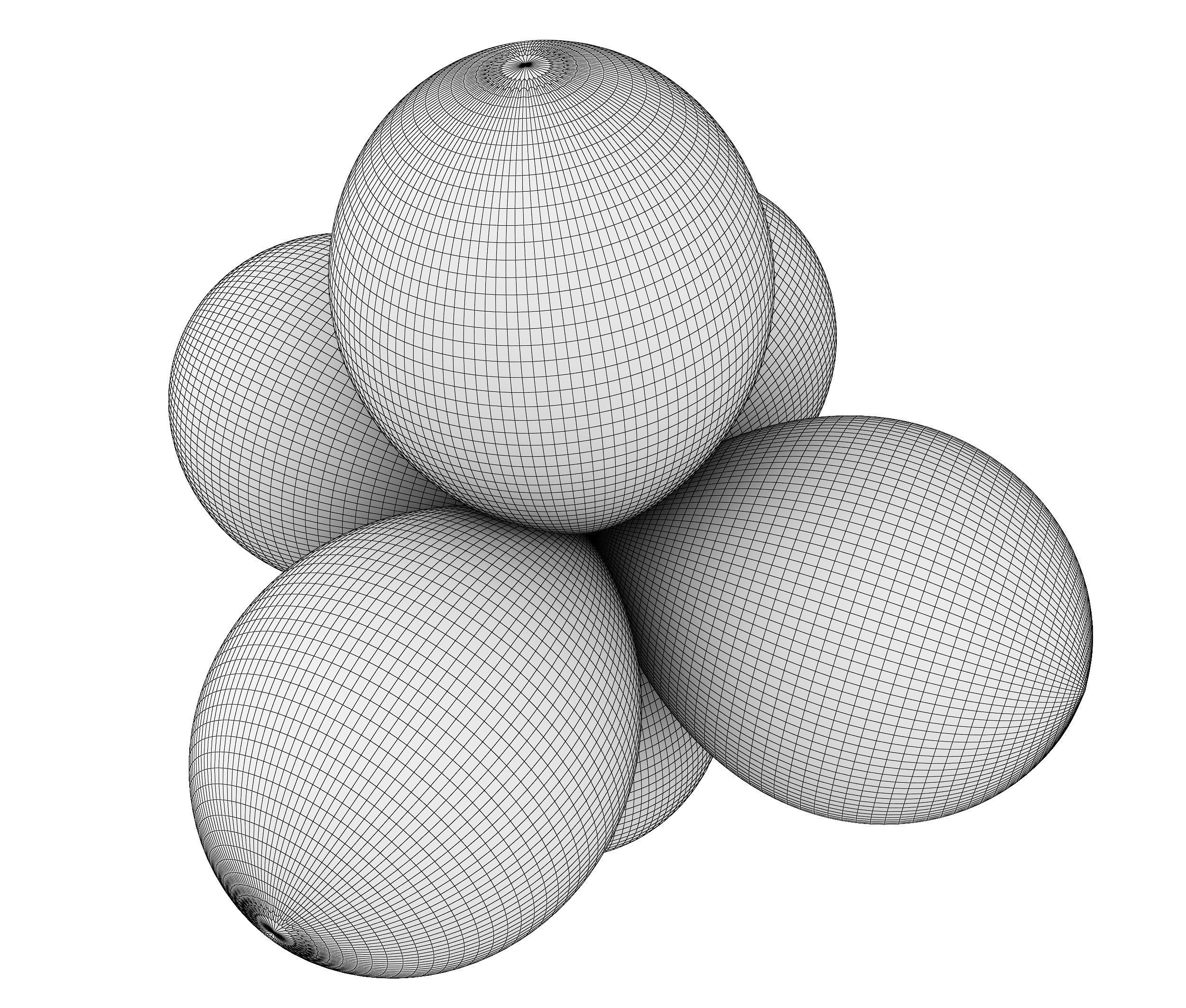 balloon Low-poly 3D model_17