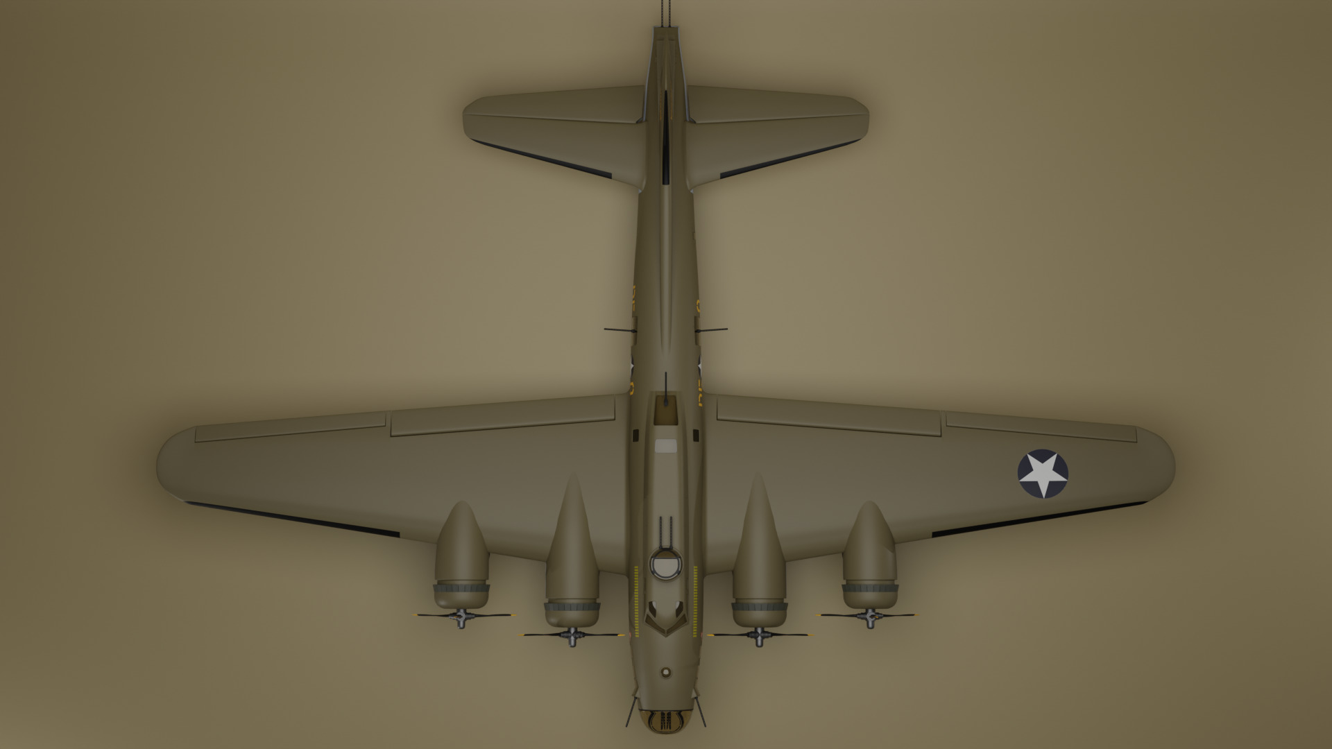 Boeing B-17 Flying Fortress 3D model_6