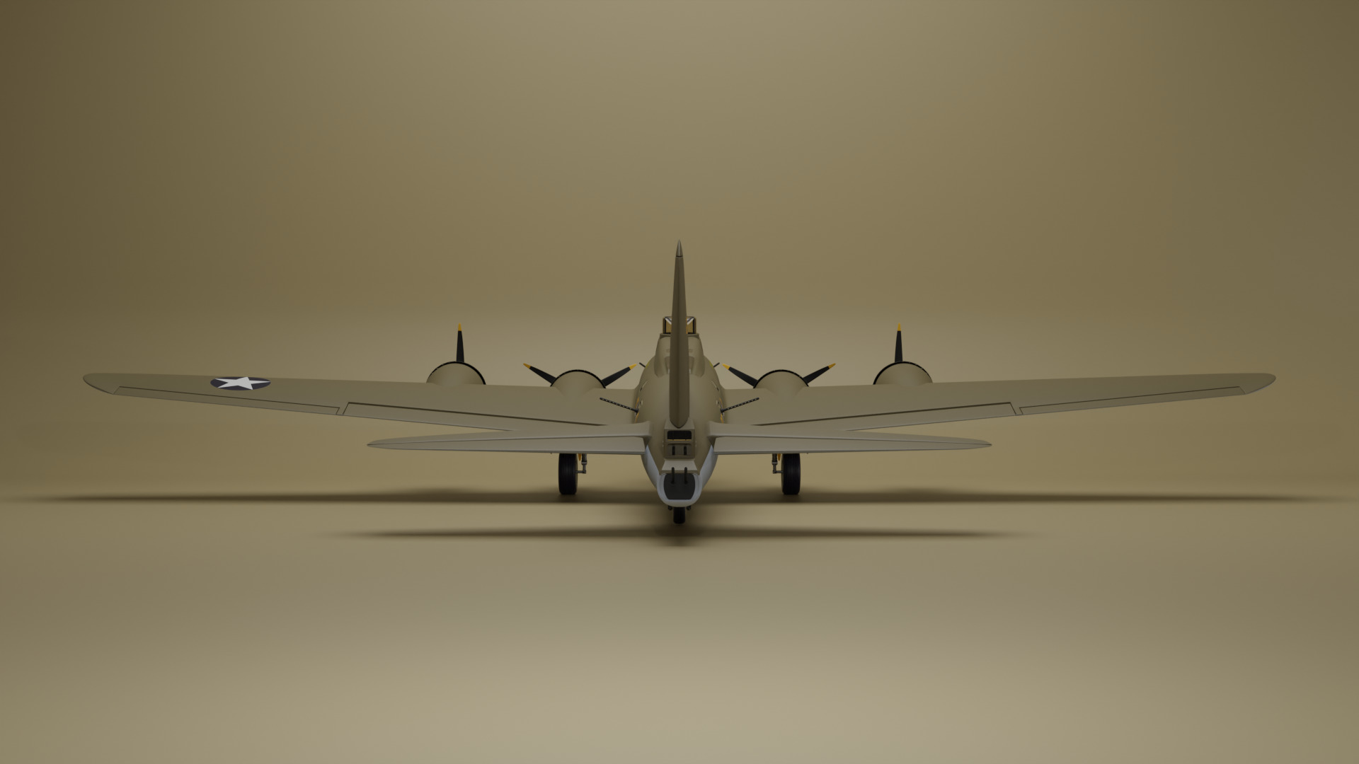 Boeing B-17 Flying Fortress 3D model_5