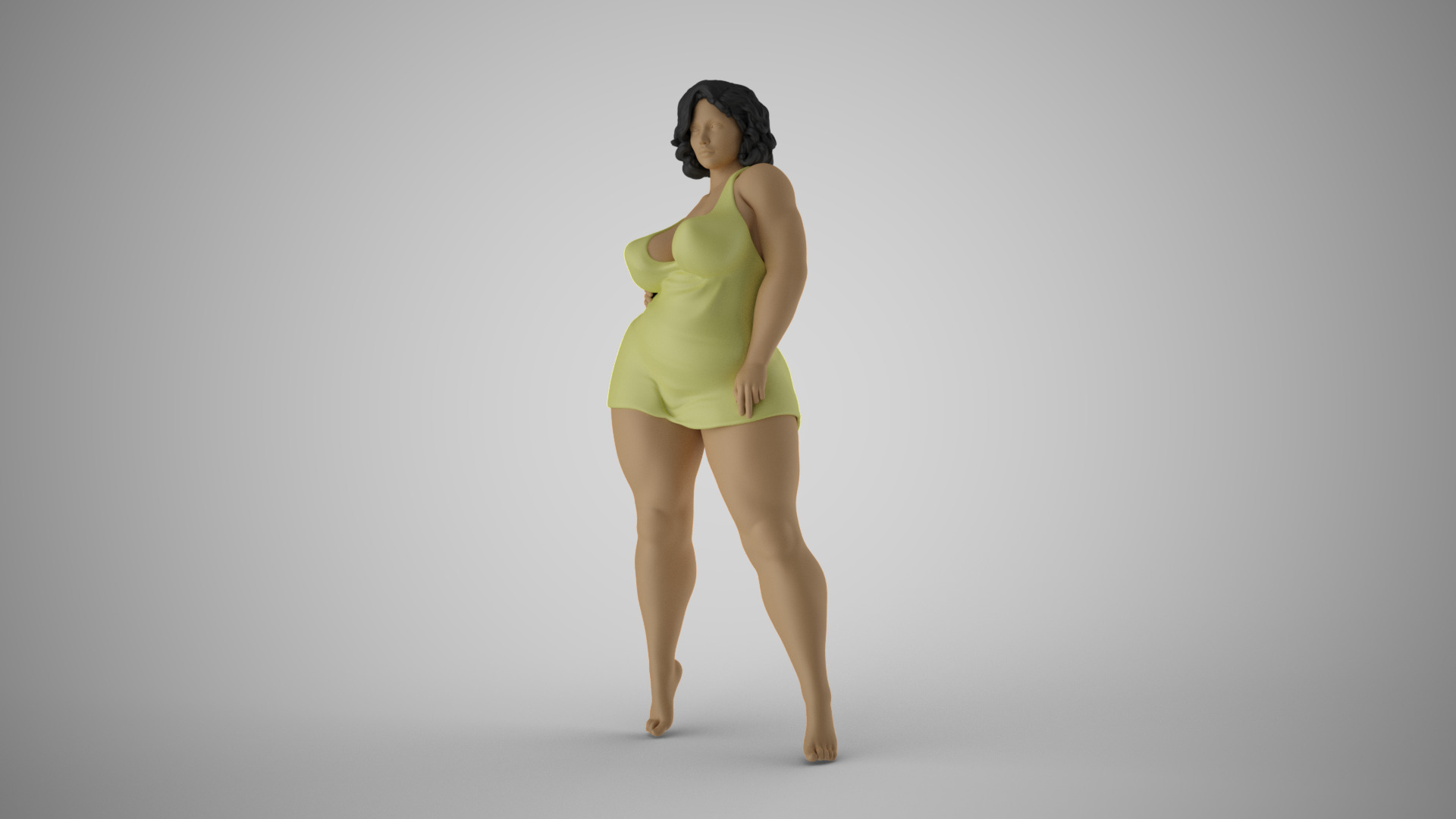 Woman Life Motto 4 3D print model_10