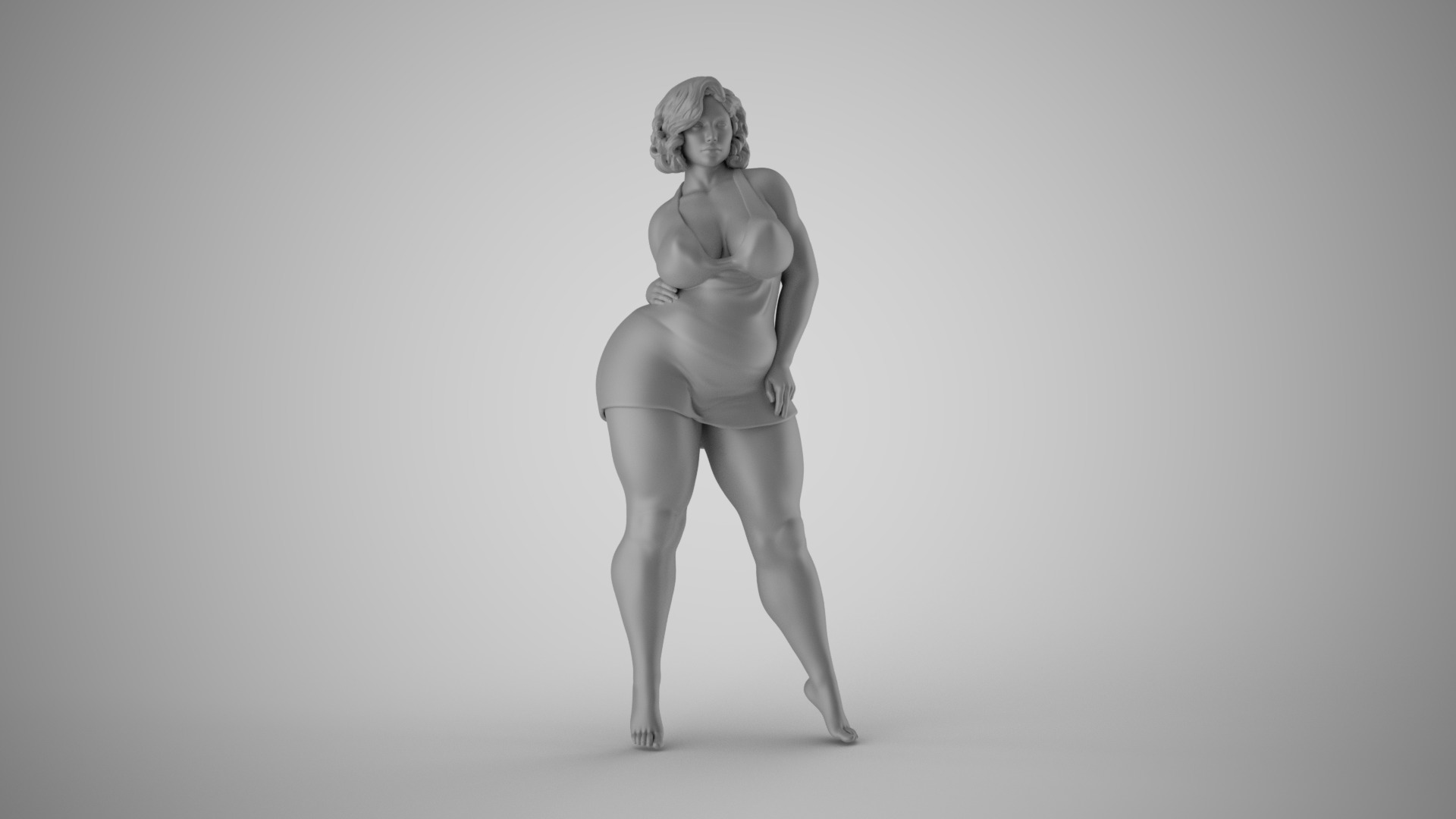 Woman Life Motto 4 3D print model_2