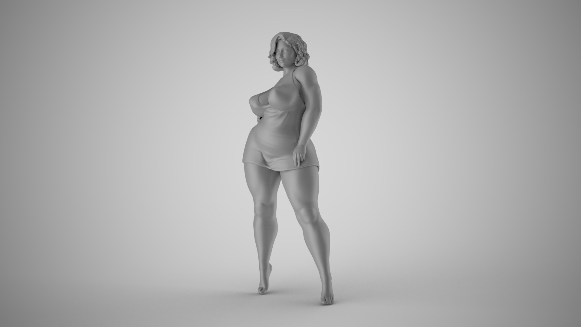 Woman Life Motto 4 3D print model_1