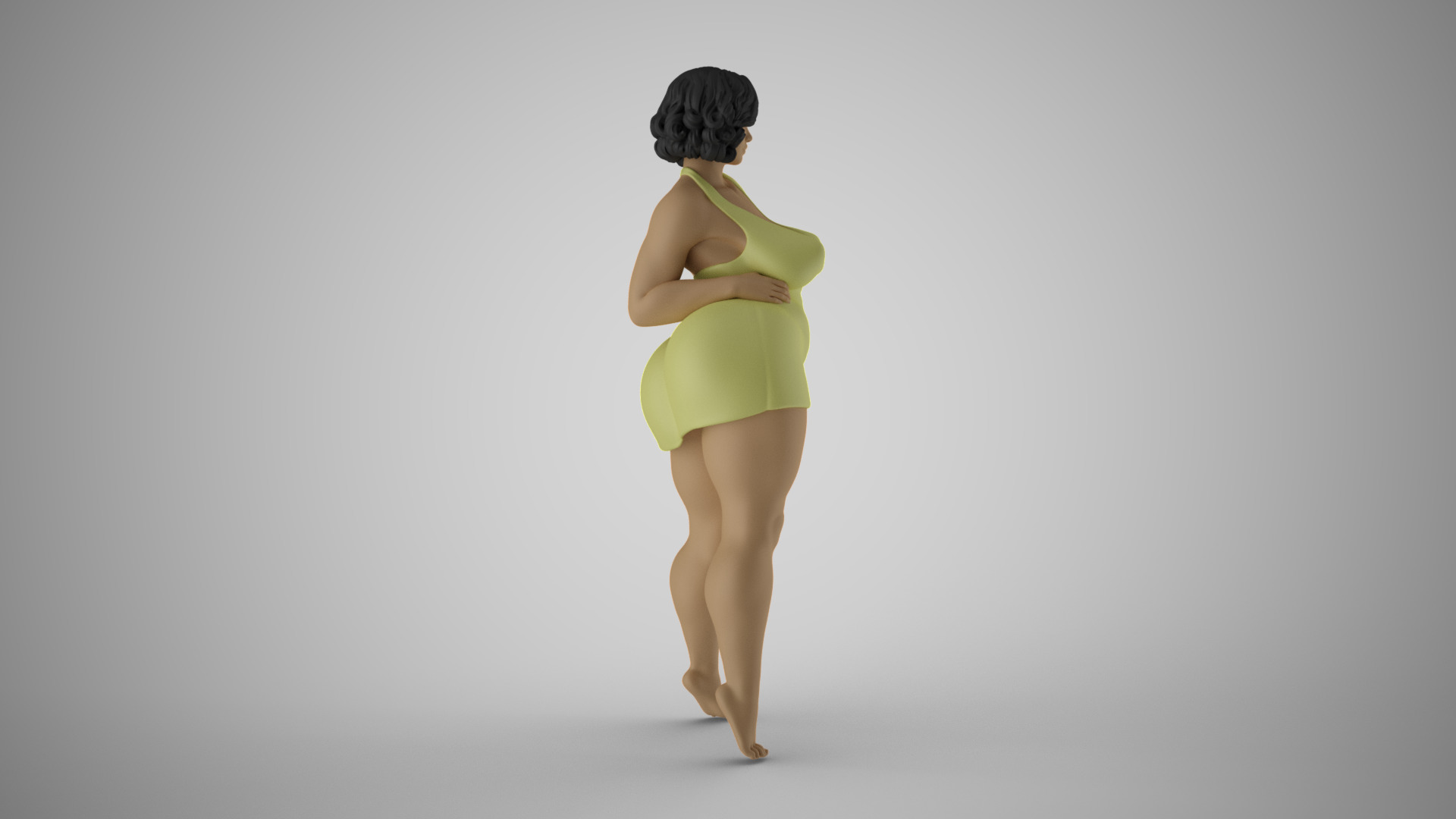 Woman Life Motto 4 3D print model_5