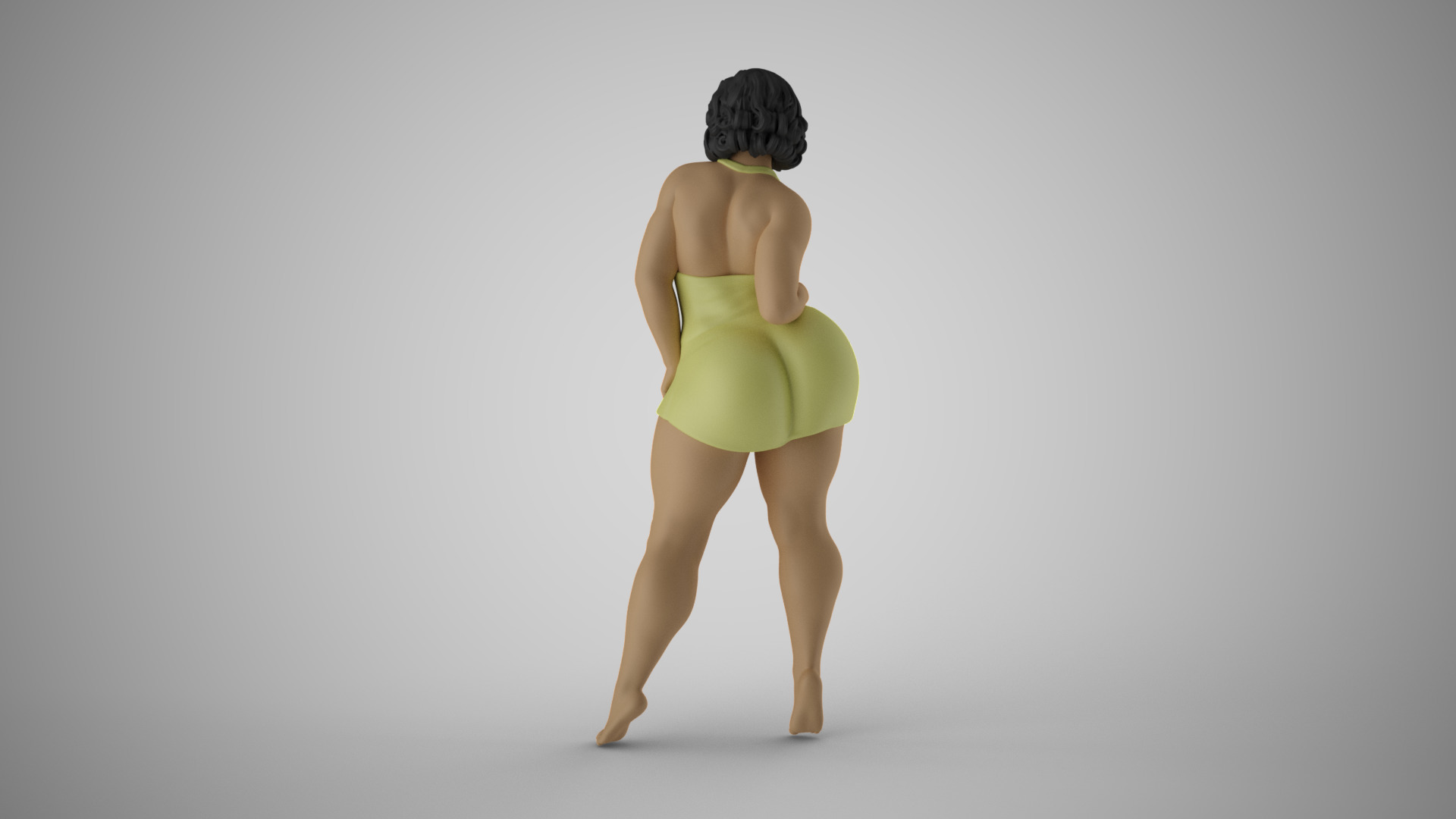 Woman Life Motto 4 3D print model_7