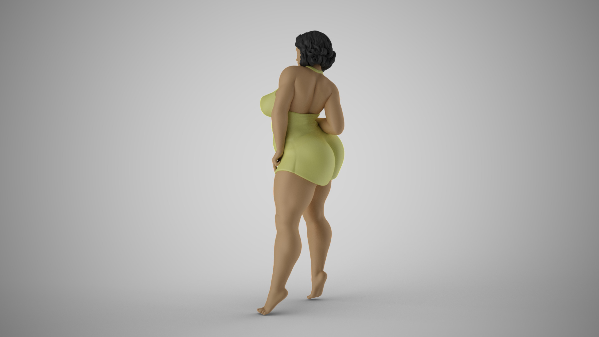 Woman Life Motto 4 3D print model_8