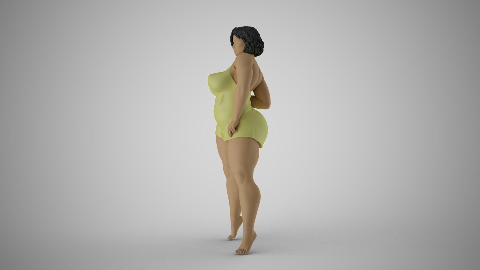 Woman Life Motto 4 3D print model_9
