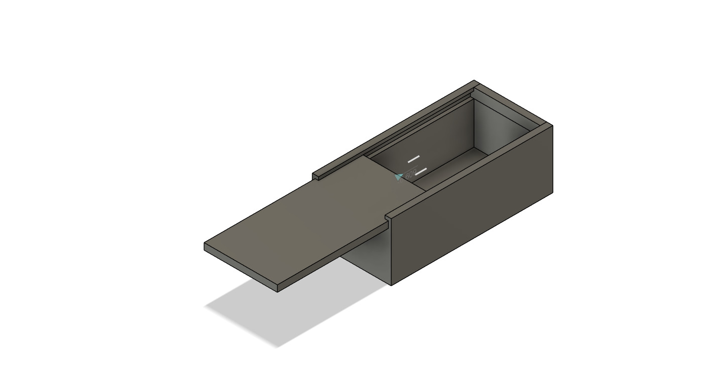 9V battery holder 3D print model_2