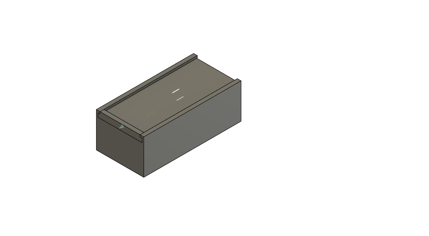9V battery holder 3D print model_1