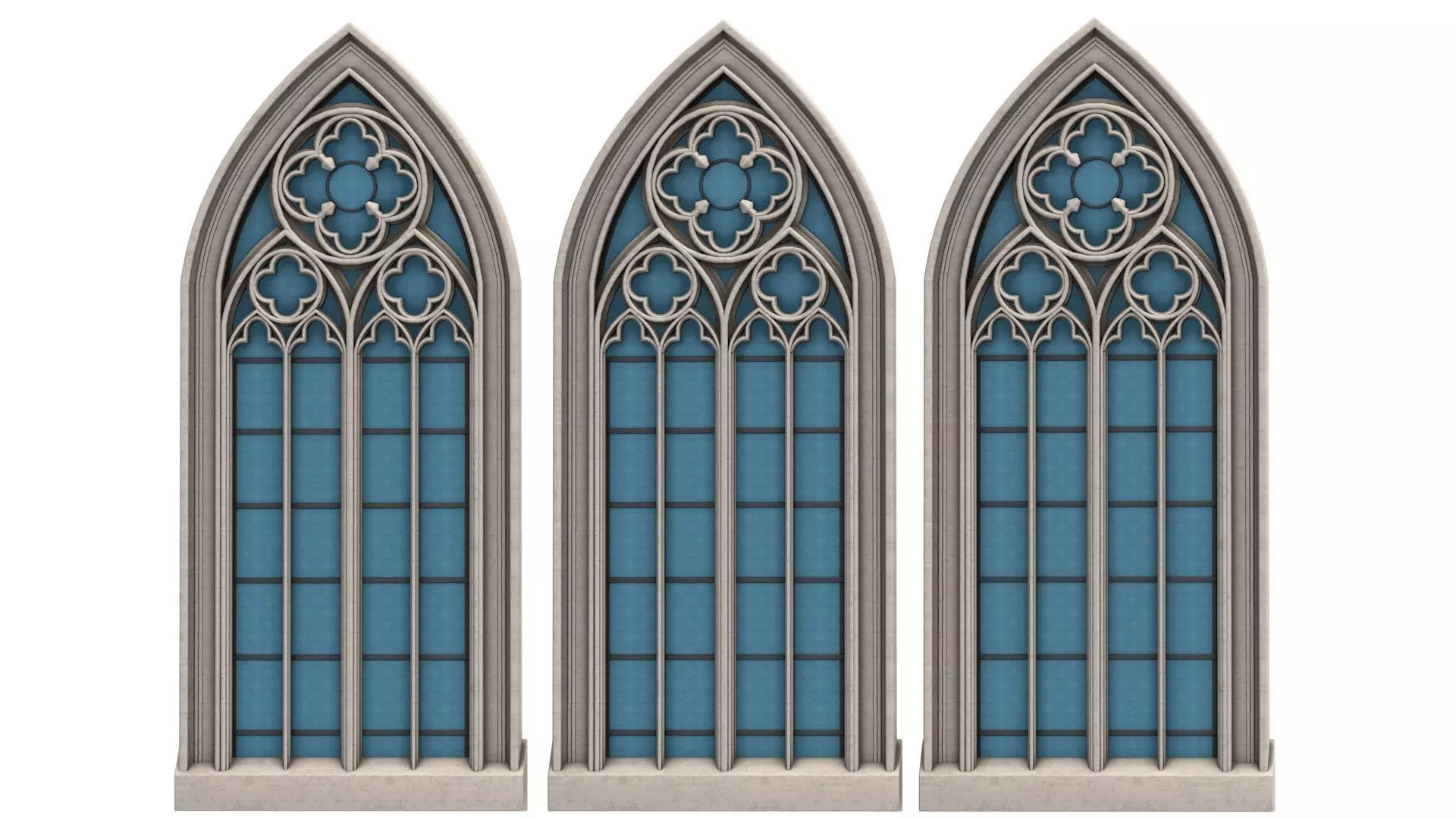 Gothic Window 3D model