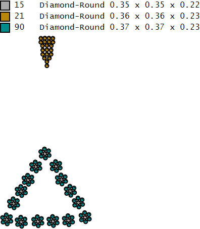 GOLD TRIANGLE PENDANT  3D print model_5