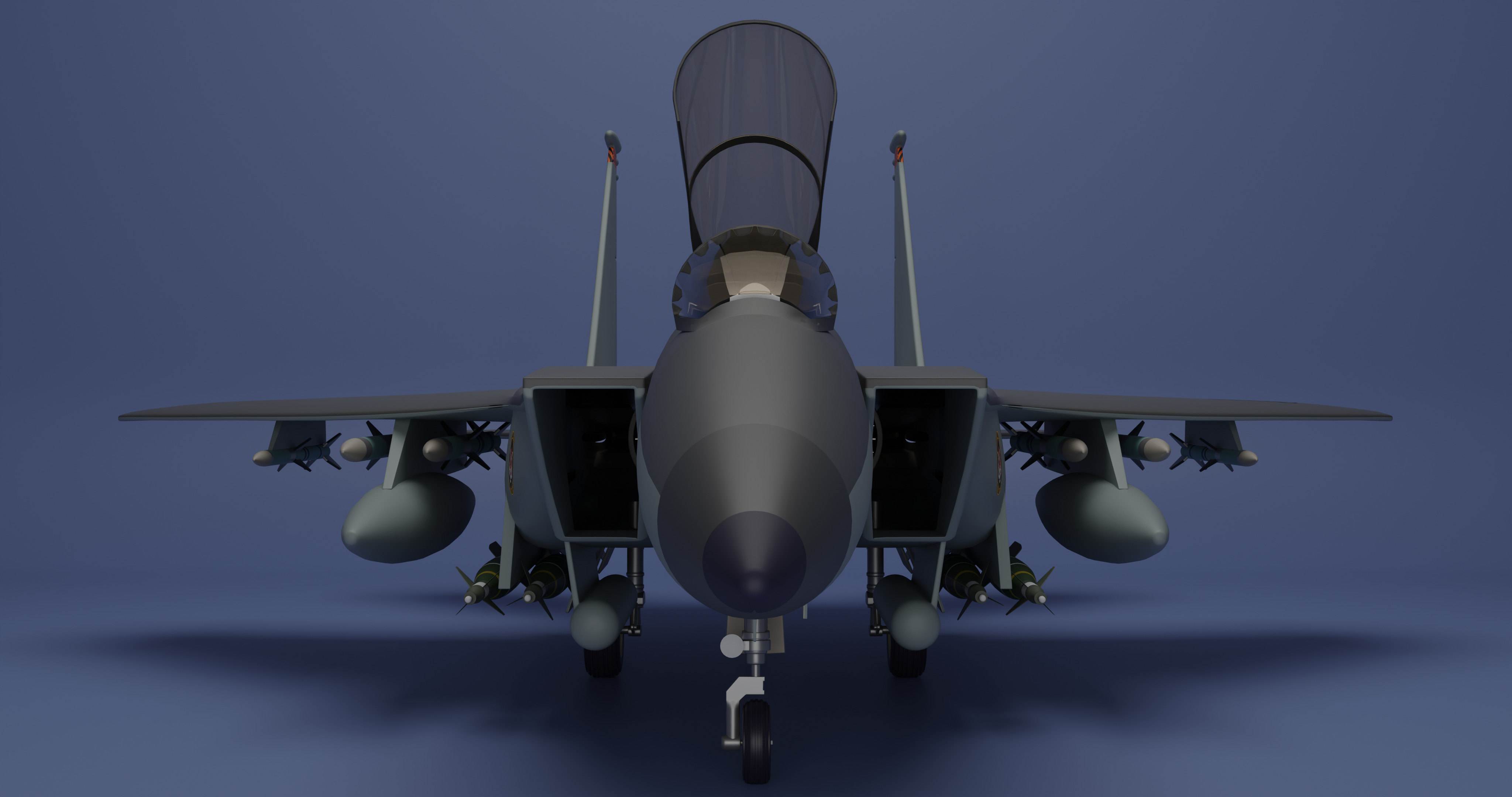 McDonnell Douglas F-15E Strike Eagle 3D model_4
