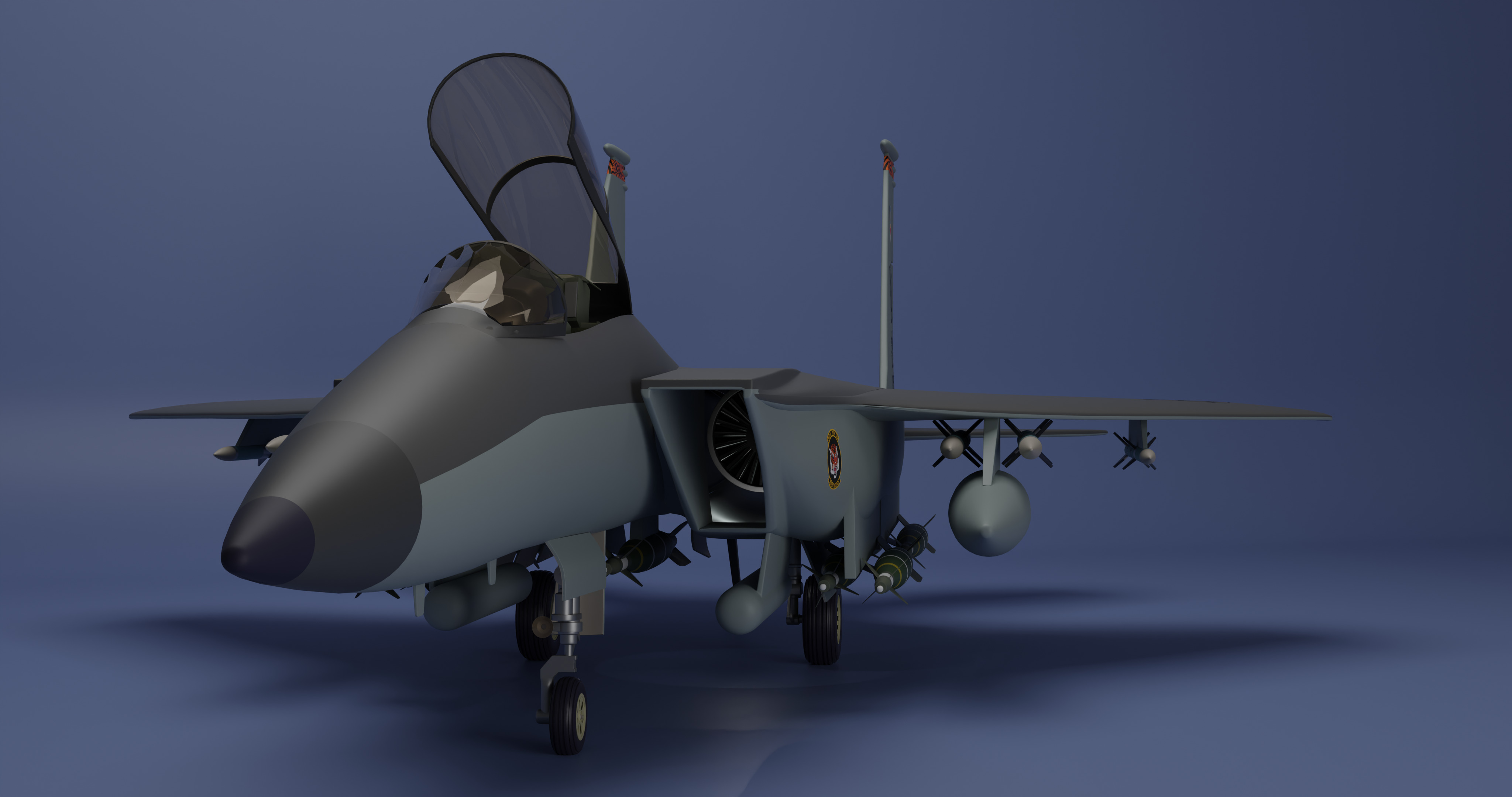 McDonnell Douglas F-15E Strike Eagle 3D model_1