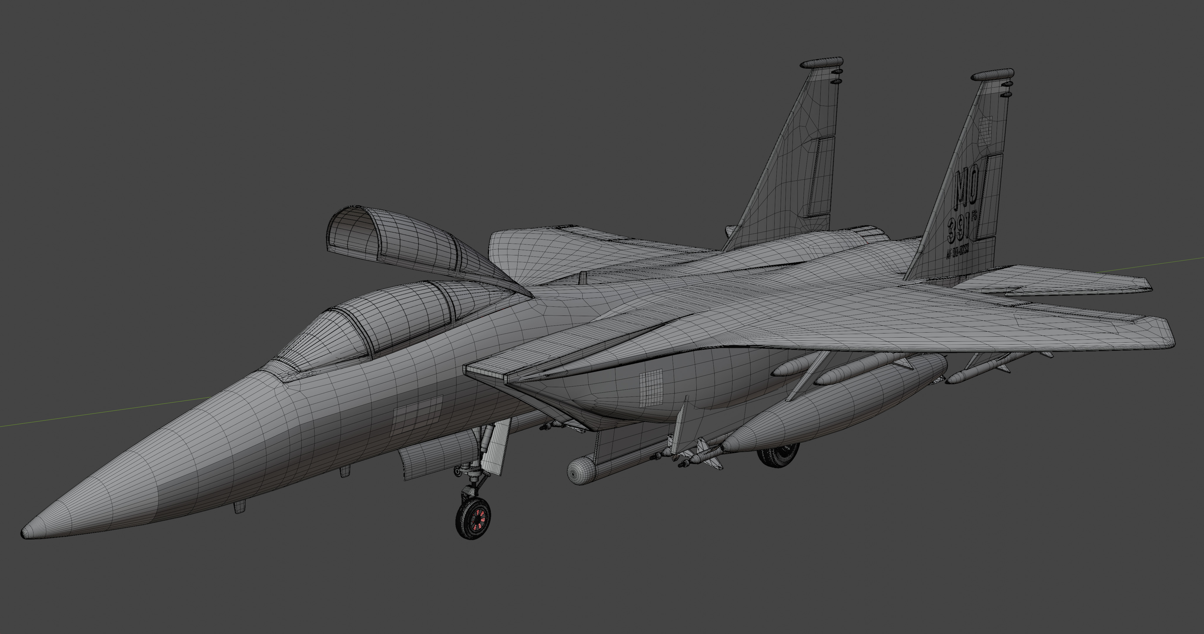 McDonnell Douglas F-15E Strike Eagle 3D model_13