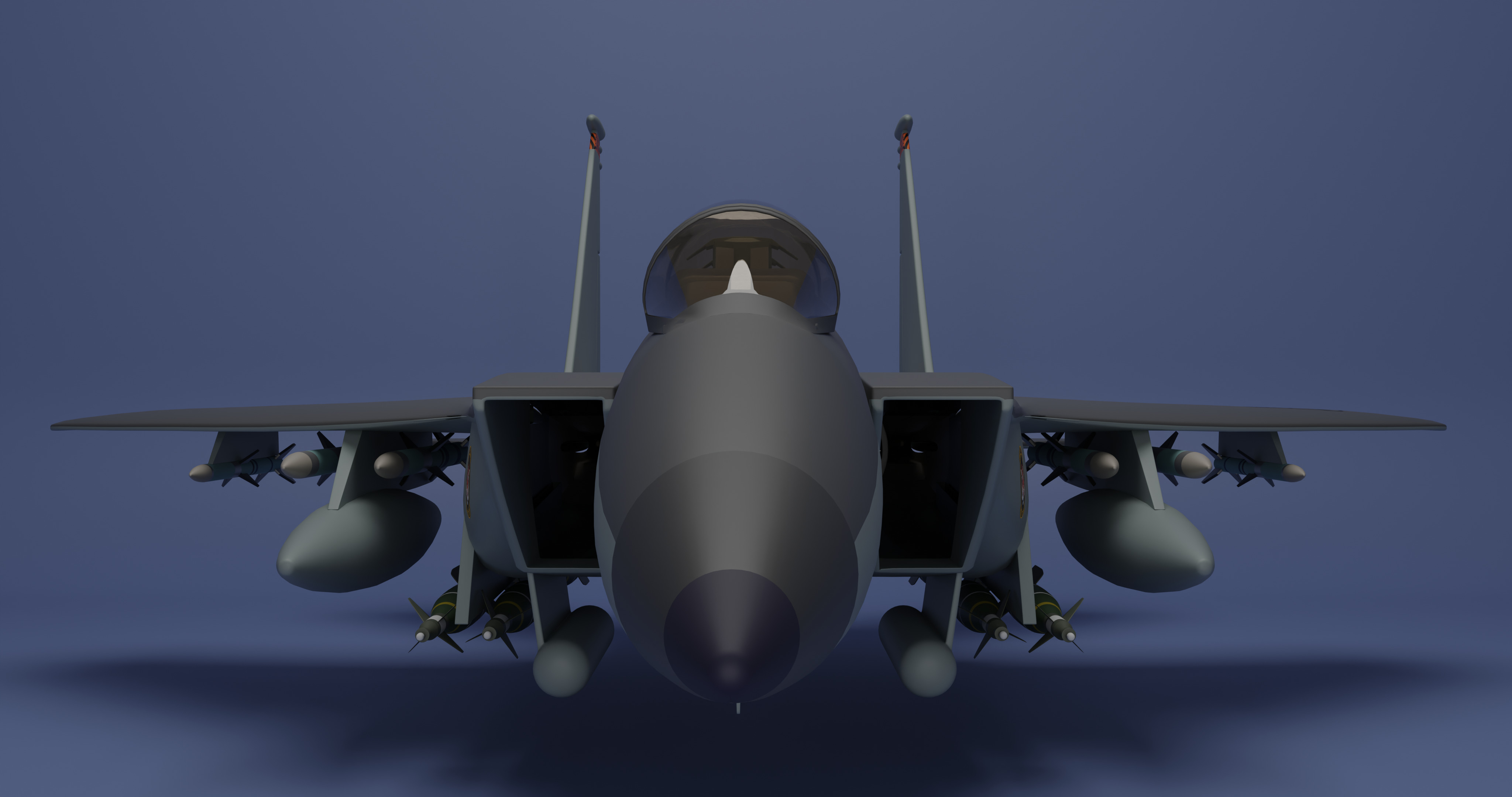 McDonnell Douglas F-15E Strike Eagle 3D model_5