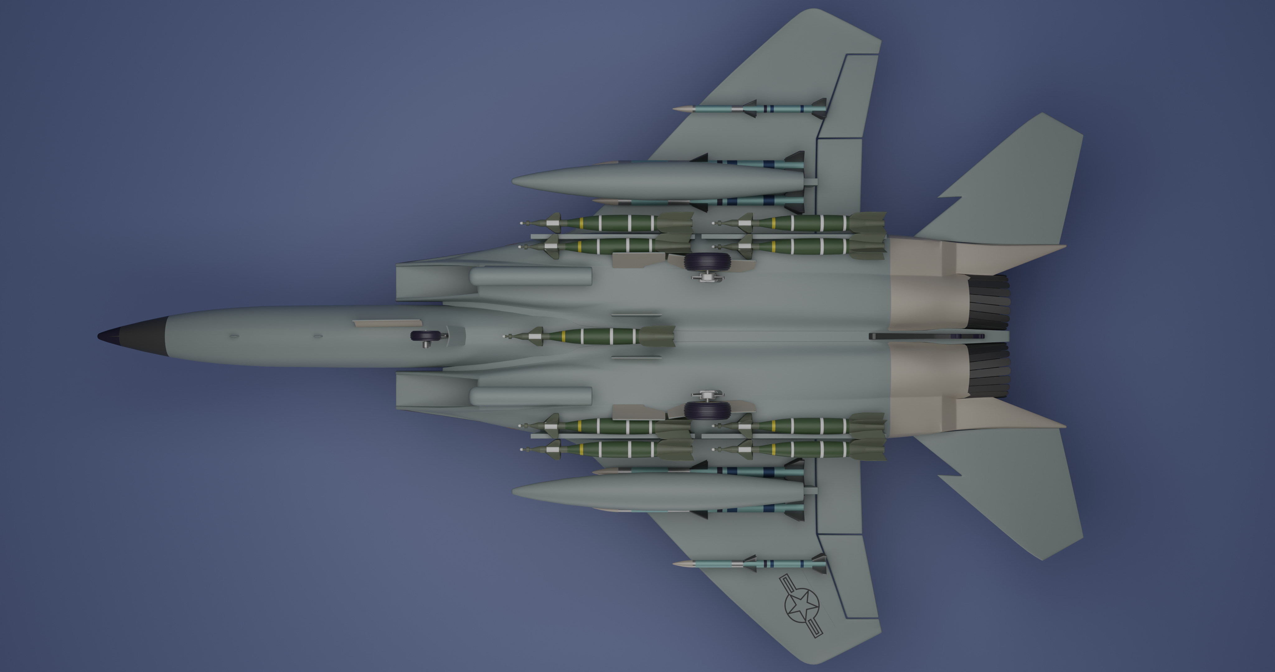 McDonnell Douglas F-15E Strike Eagle 3D model_11
