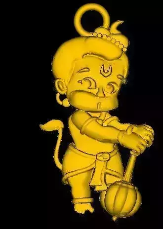 Chhota Hanuman Cartoon Pendant 
