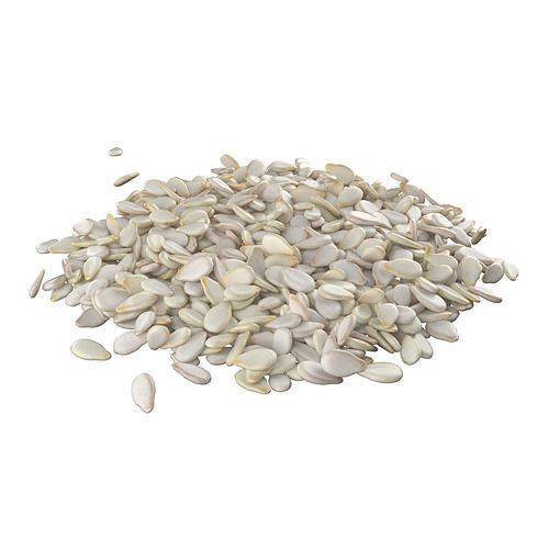 Sesame seed white pile  Low-poly 3D model