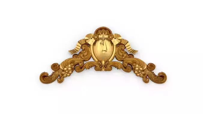 carved classic decorative ornament cnc 3d printing stl 06