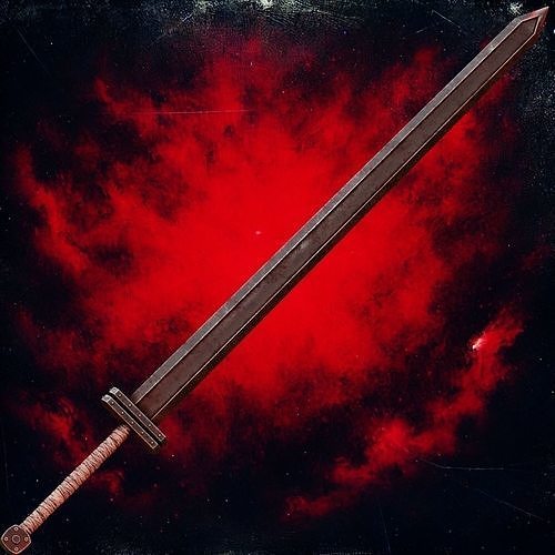 RAIDER SWORD BERSERK Life Size Cosplay Replica STL Fan Art Model Low-poly 3D print model