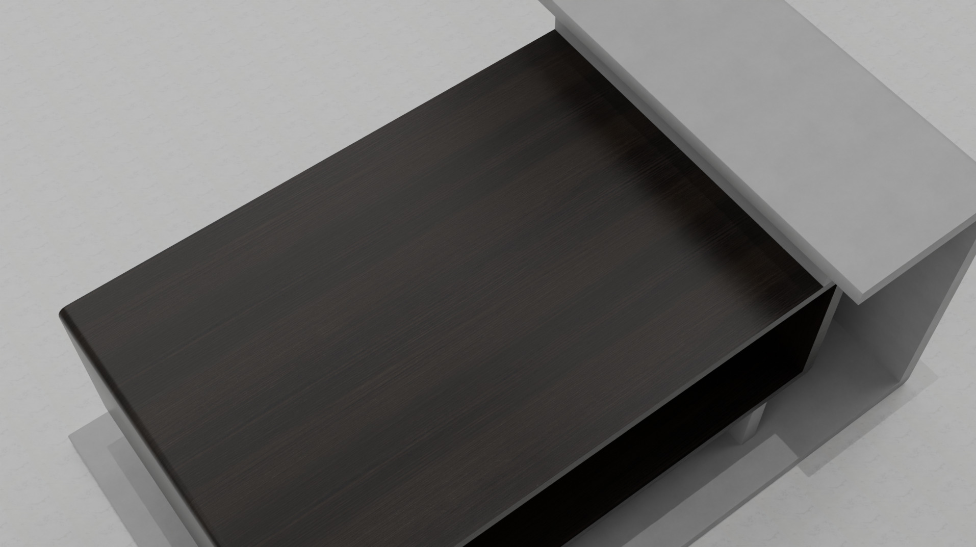 Modern Living Room Table Low-poly 3D model_1