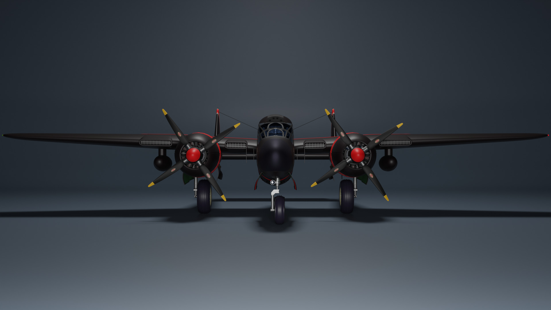 Northrop P-61 Black Widow 3D model_7
