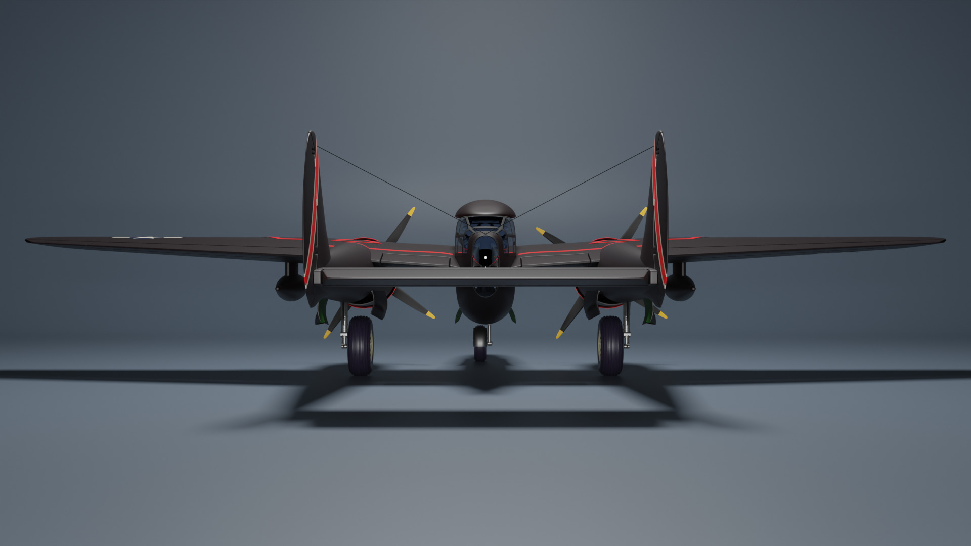Northrop P-61 Black Widow 3D model_8