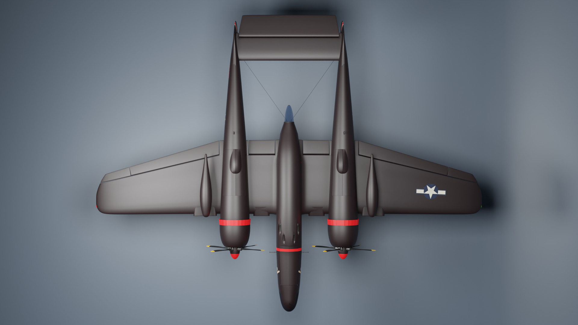 Northrop P-61 Black Widow 3D model_13