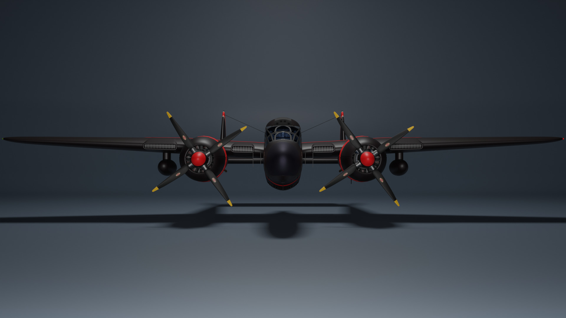 Northrop P-61 Black Widow 3D model_9