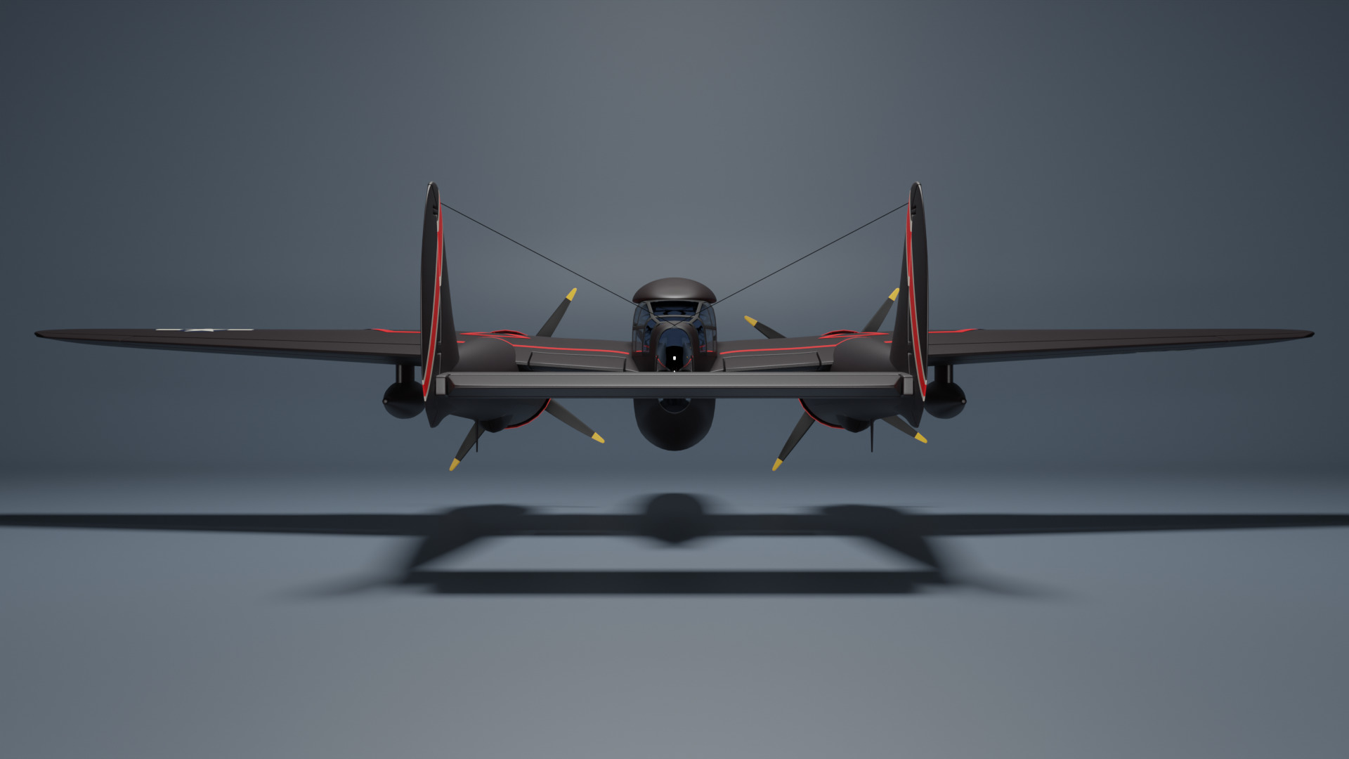 Northrop P-61 Black Widow 3D model_10