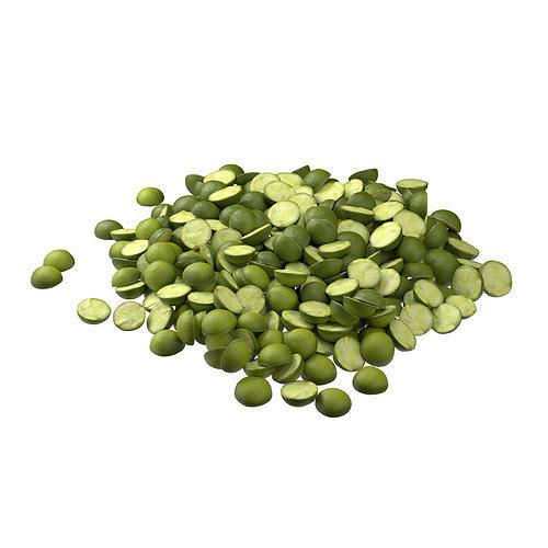 Split pea Pile Low-poly 3D model
