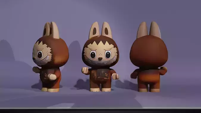 Realistic Cartoon Toy Figurine POP MART Highly Detailed Labubu